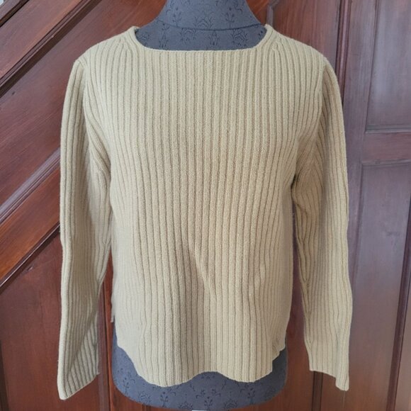 Sundance Ribbed Merino Wool Sweater Brown Size M - Picture 1 of 7